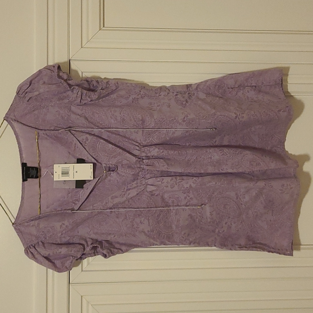 Calvin Klein purple top size M